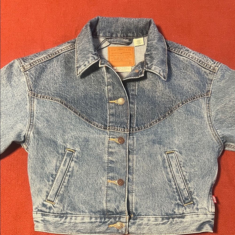 NEW Levi's Women's 90s Trucker Jean Jacket - Picture 5 of 6